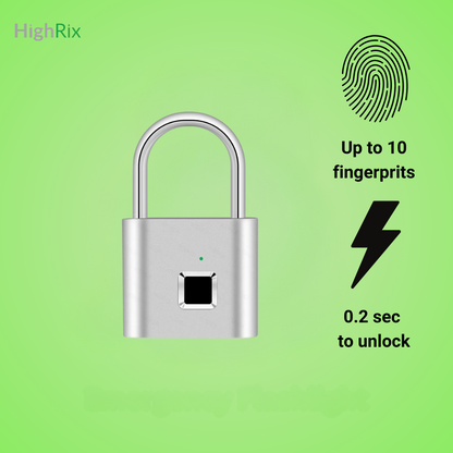 SecureTouch Fingerprint Padlock